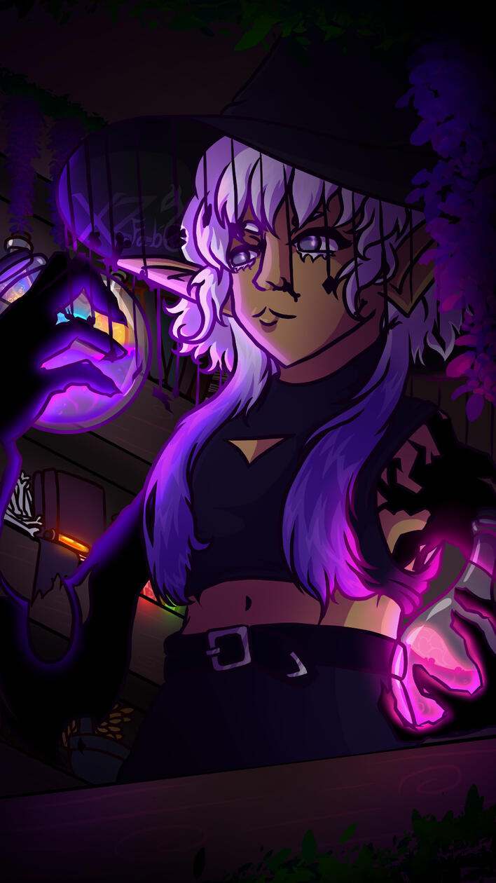 Character Art for @seasalt.jellyfish